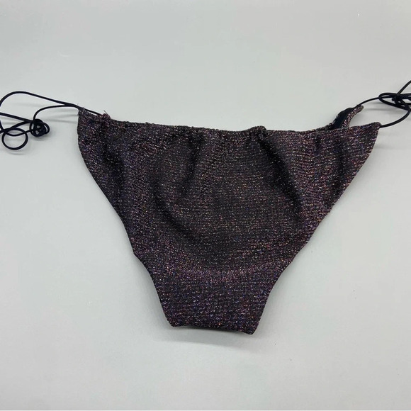 New! Free People x it’s now cool the gathered tie pant black lurex 1860 - Picture 3 of 10